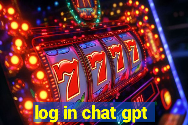 log in chat gpt